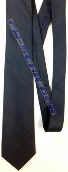 Krawatte dunkelblau, ohne Emblem, 100% Polyester
